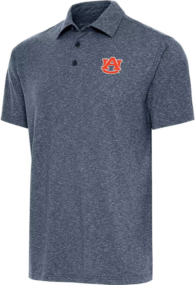 Antigua Men's Auburn Tigers Blue Par 3 Polo