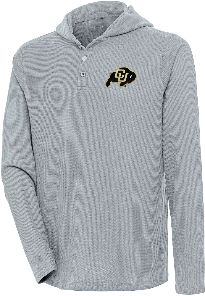 Antigua Men's Colorado Buffaloes Hooded Henley