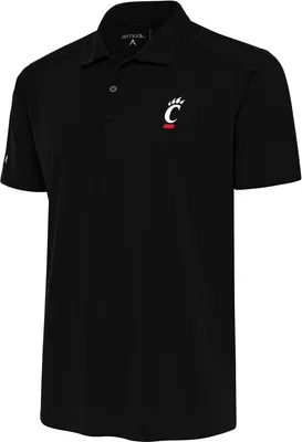 Antigua Men's Cincinnati Bearcats Black Tribute Performance Polo