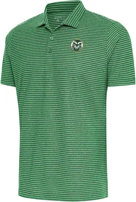 Antigua Men's Colorado State Rams Green Esteem Polo