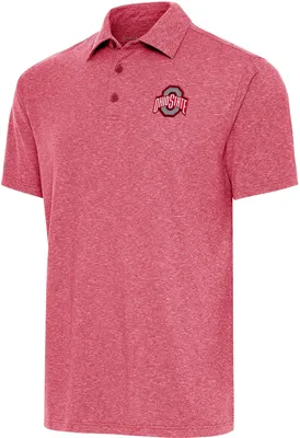 Antigua Men's Ohio State Buckeyes Scarlet Par 3 Polo