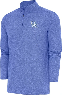 Antigua Men's Kentucky Wildcats Blue Hunk 1/4 Zip Pullover