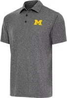 Antigua Men's Michigan Wolverines Blue Par 3 Polo