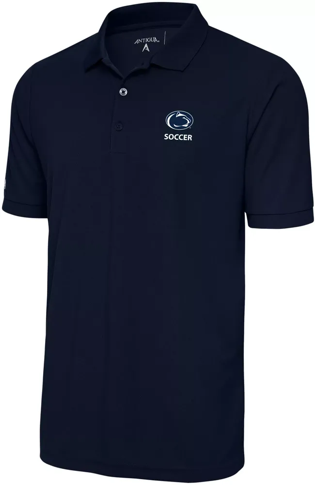 Antigua Men's Penn State Nittany Lions Soccer Navy Legacy Polo