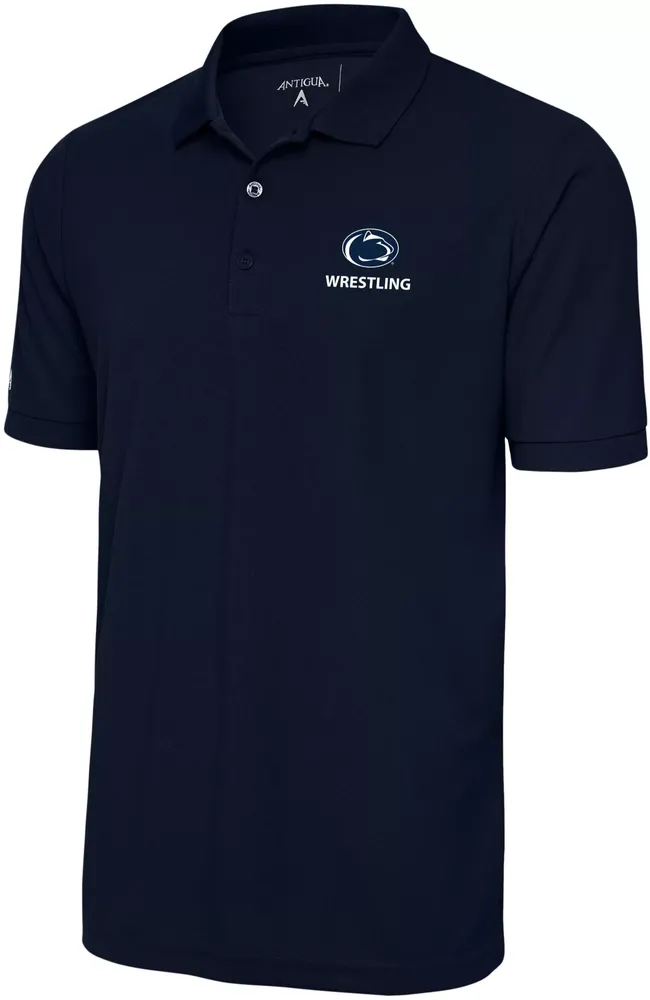 Antigua Men's Penn State Nittany Lions Wrestling  Navy Legacy Polo