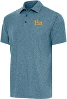 Antigua Men's Pitt Panthers Blue Par 3 Polo