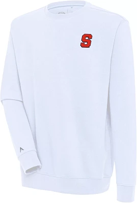 Antigua Men's Syracuse Orange White Victory Pullover Crewneck