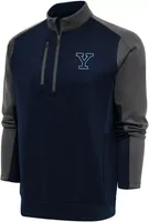 Antigua Men's Yale Bulldogs Blue Team 1/4 Zip Pullover