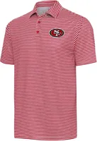 Antigua Men's San Francisco 49ers Red Skills Polo