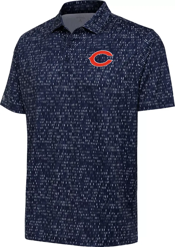 Antigua Men's Chicago Bears Grassy Navy Polo