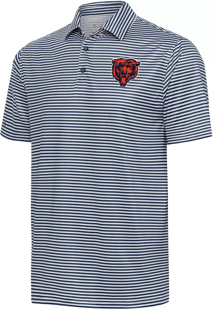 Antigua Men's Chicago Bears Navy Skills Polo