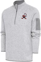 Antigua Men's Cleveland Browns Fortune Grey Jacket