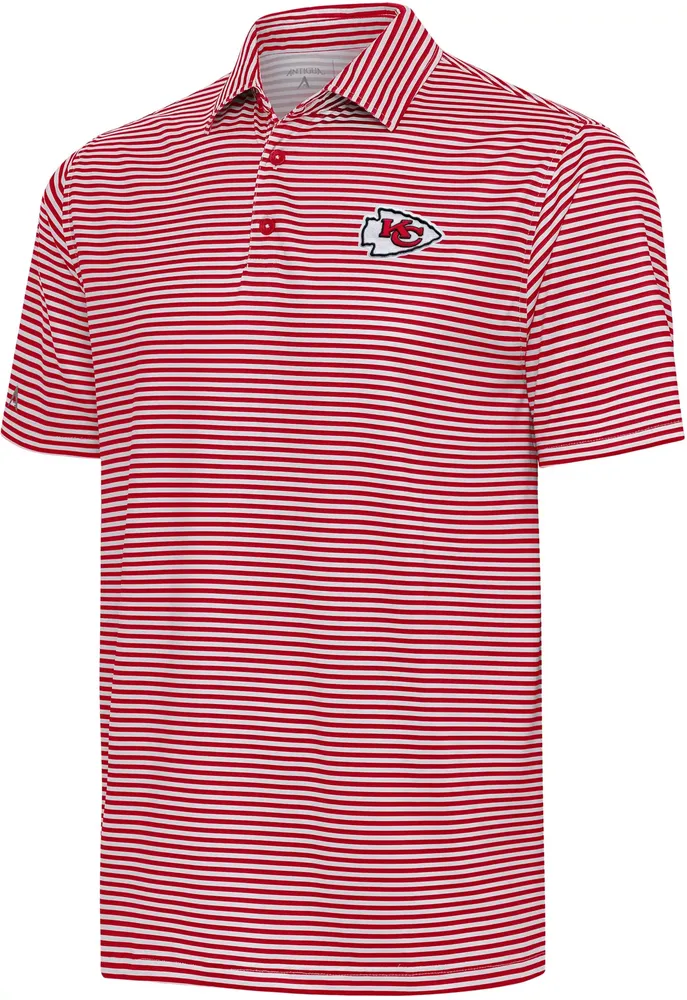 Antigua Men's Kansas City Chiefs Red Skills Polo