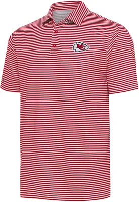 Antigua Men's Kansas City Chiefs Red Skills Polo