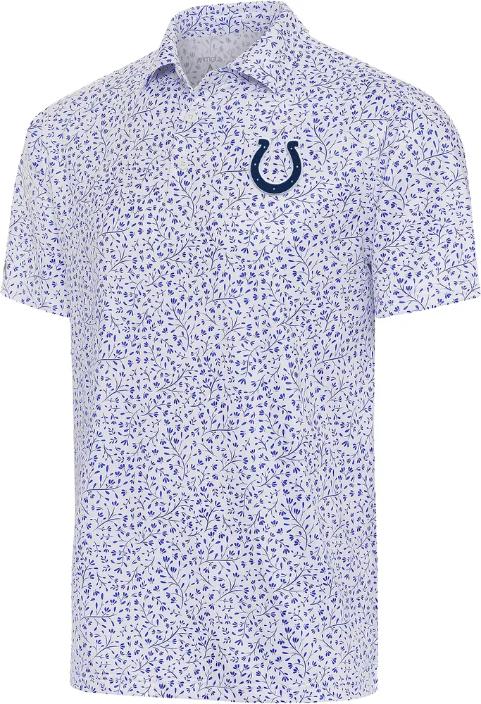 Antigua Men's Indianapolis Colts Motion Royal Polo