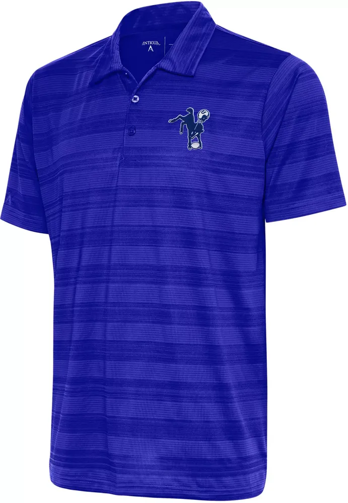 Antigua Men's Indianapolis Colts Compass Royal Polo