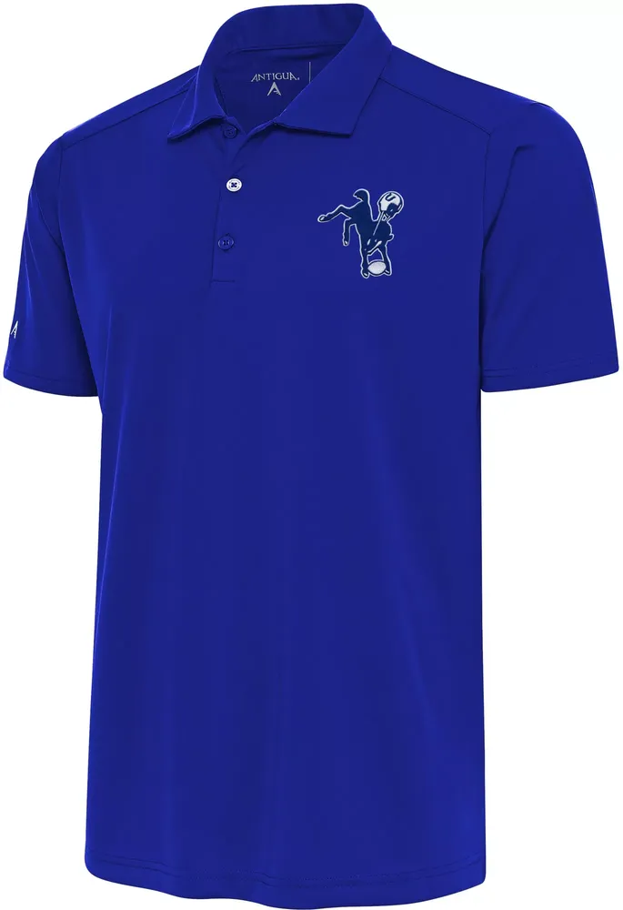 Antigua Men's Indianapolis Colts Tribute Royal Polo