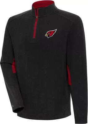 Antigua Men's Arizona Cardinals Boyfriend Phenom Black Quarter-Zip Pullover