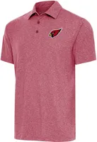 Antigua Men's Arizona Cardinals Cardinal Red Heather Par 3 Polo