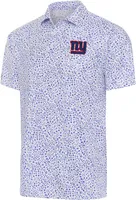 Antigua Men's New York Giants Motion Royal Polo