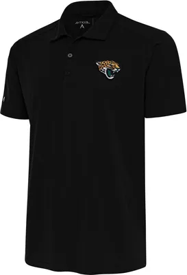 Antigua Men's Jacksonville Jaguars Tribute Black Polo