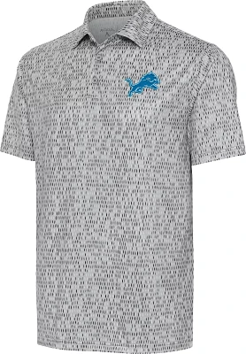 Antigua Men's Detroit Lions Grassy Grey Polo