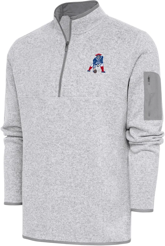 Antigua Men's New England Patriots Fortune Grey Jacket