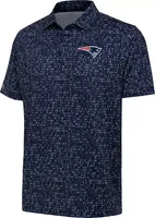 Antigua Men's New England Patriots Grassy Navy Polo