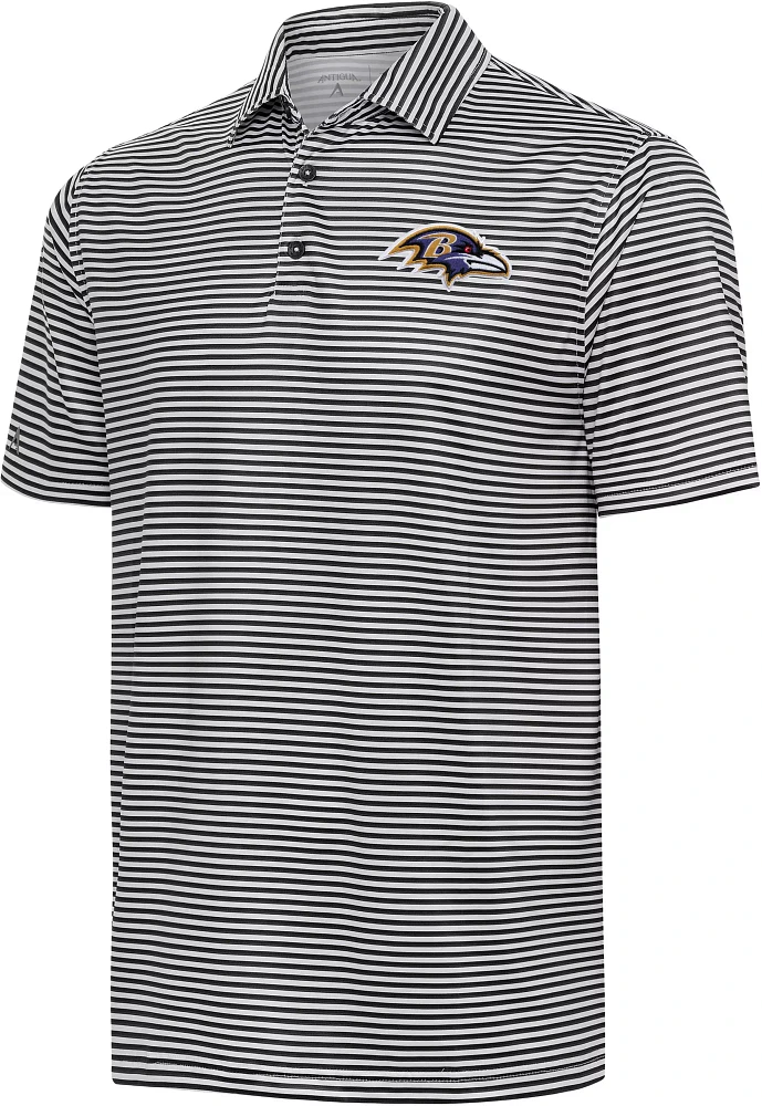 Antigua Men's Baltimore Ravens Black Skills Polo