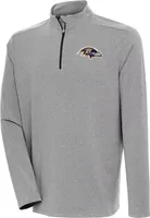 Antigua Men's Baltimore Ravens Swing Set Black Quarter-Zip Pullover