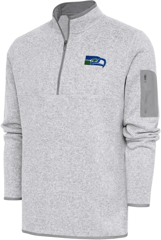 Antigua Men's Seatle Seahawks Fortune Grey Jacket