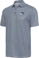 Antigua Men's Seattle Seahawks Navy Skills Polo