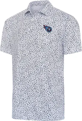 Antigua Men's Tennessee Titans Motion Navy Polo