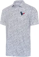 Antigua Men's Houston Texans Navy Motion Polo