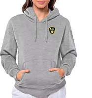 Antigua Women's Milwaukee Brewers Victory Hooded Pullover