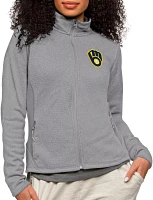 Antigua Women's Milwaukee Brewers Gray Course Jacket