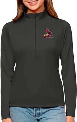 Antigua Women's St. Louis Cardinals Tribute 1/ Zip Pullover