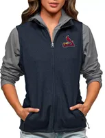 Antigua Women's St. Louis Cardinals Navy Course Vest