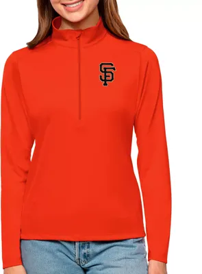 Antigua Women's San Francisco Giants Tribute 1/ Zip Pullover