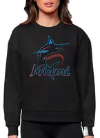 Antigua Women's Miami Marlins Victory Crew Pullover