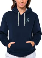 Antigua Women's Seattle Mariners Navy Victory Hooded Pullover