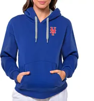 Antigua Women's New York Mets Royal Victory Hooded Pullover