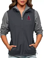 Antigua Women's Los Angeles Angels Charcoal Course Vest