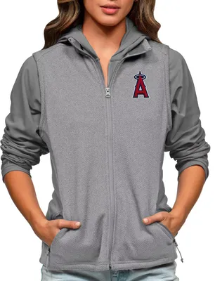 Antigua Women's Los Angeles Angels Gray Course Vest