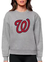 Antigua Women's Washington Nationals Victory Crew Pullover