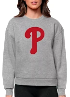 Antigua Women's Philadelphia Phillies Victory Crew Pullover