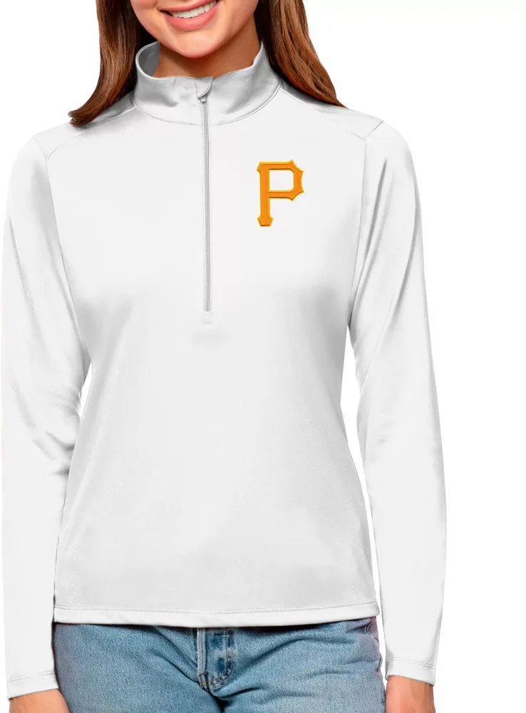 Antigua Women's Pittsburgh Pirates Tribute 1/ Zip Pullover