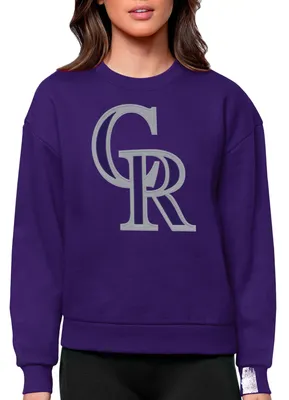 Antigua Women's Colorado Rockies Victory Crew Pullover