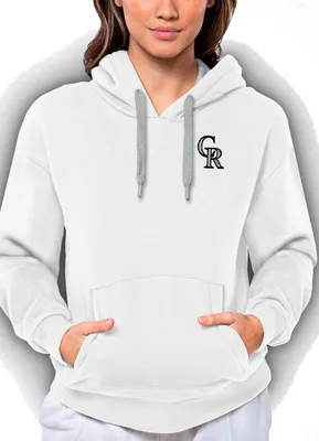 Antigua Women's Colorado Rockies Victory Hooded Pullover