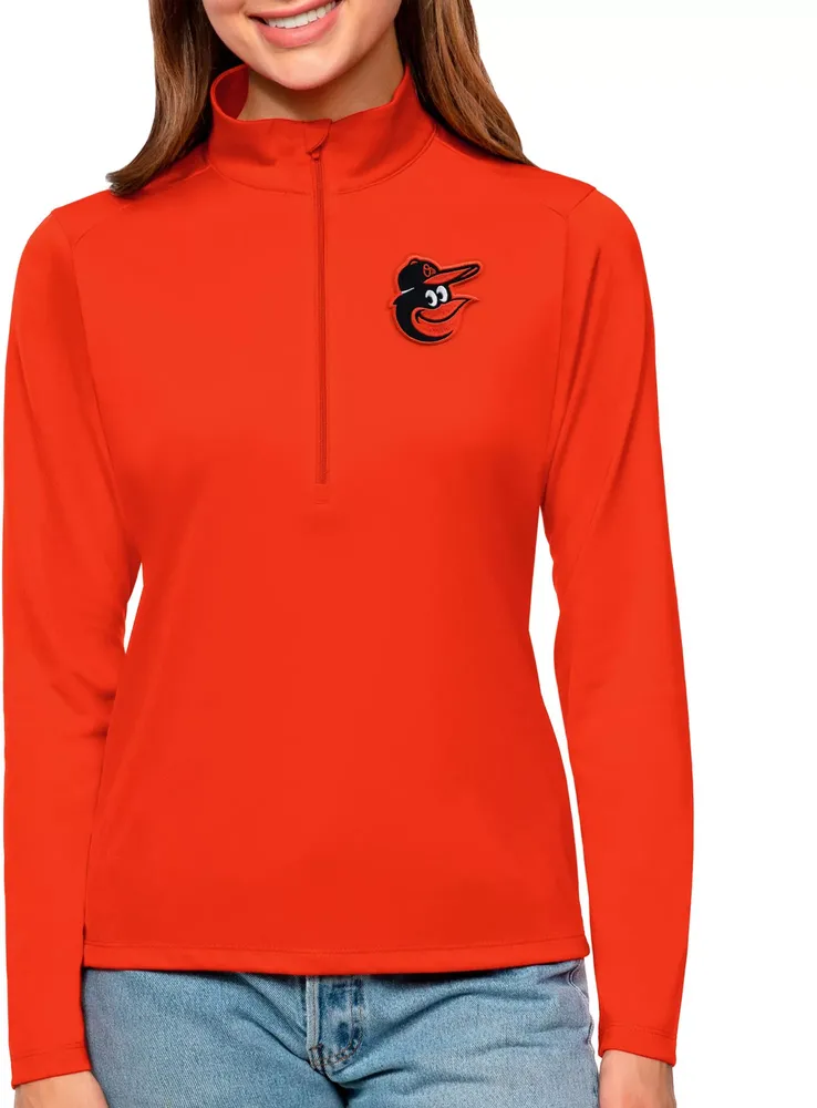 Antigua Women's Baltimore Orioles Tribute 1/ Zip Pullover